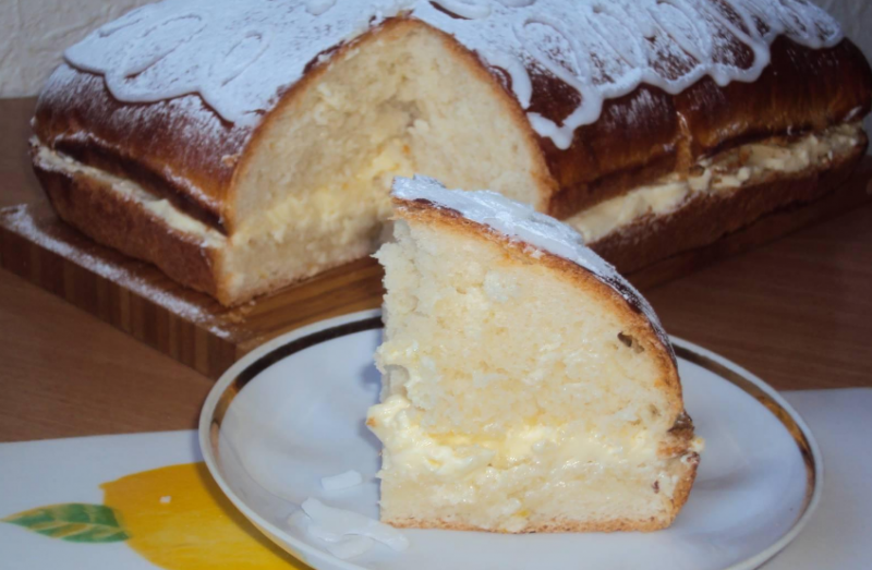 Пирог со сгущенкой – 6 быстрых и вкусных рецептов приготовления в духовке, в мультиварке и на сковороде