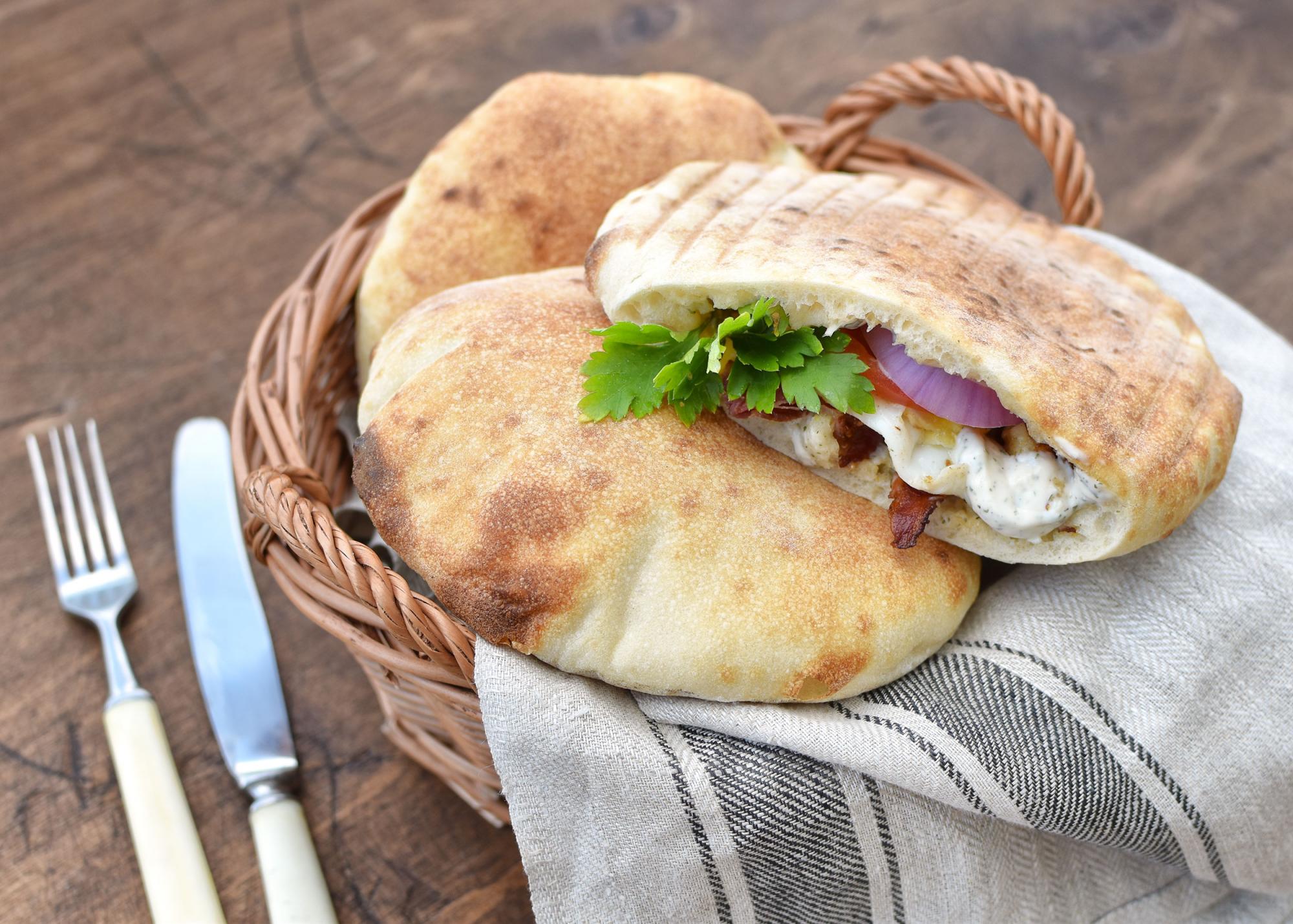 Tortillas and Pita Bread together