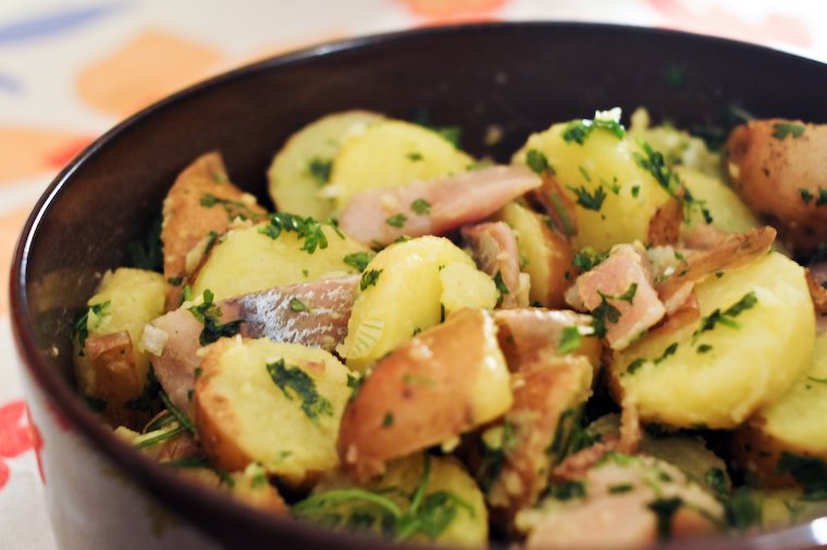 Smoked Herring and Potato Salad Recipe