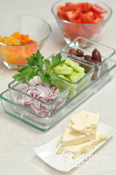 Шопский салат фото к рецепту 6