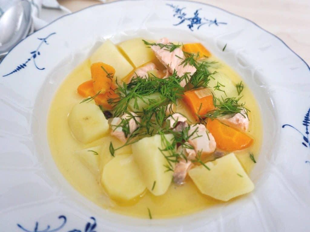 Finnish salmon soup is the perfect meal! Here
