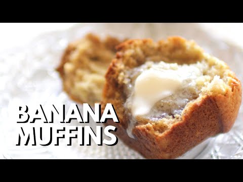 Easy Banana Muffins - Small Batch - 2 Bananas