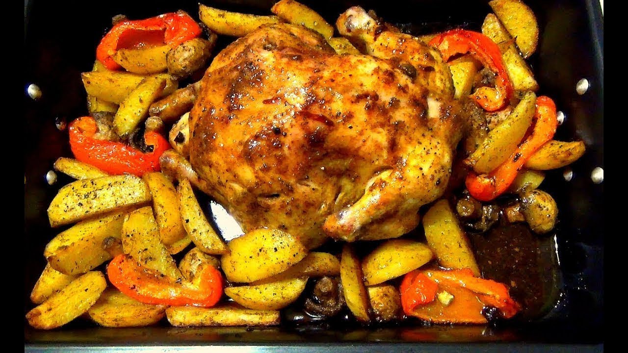 Запеченная курица с овощами рецепт. Курочка с овощами в духовке. Курица в духовке с картошкой и овощами. Курица запеченная с овощами в духовке. Жареная курица с картошкой в духовке.