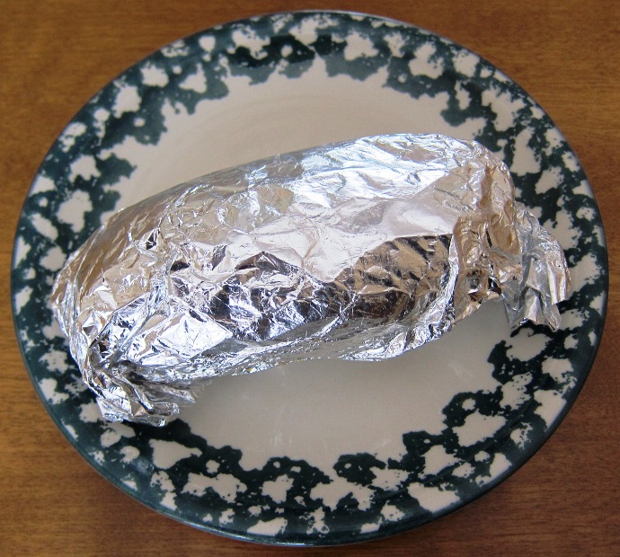 Foil Wrapped Baked Potato Recipe