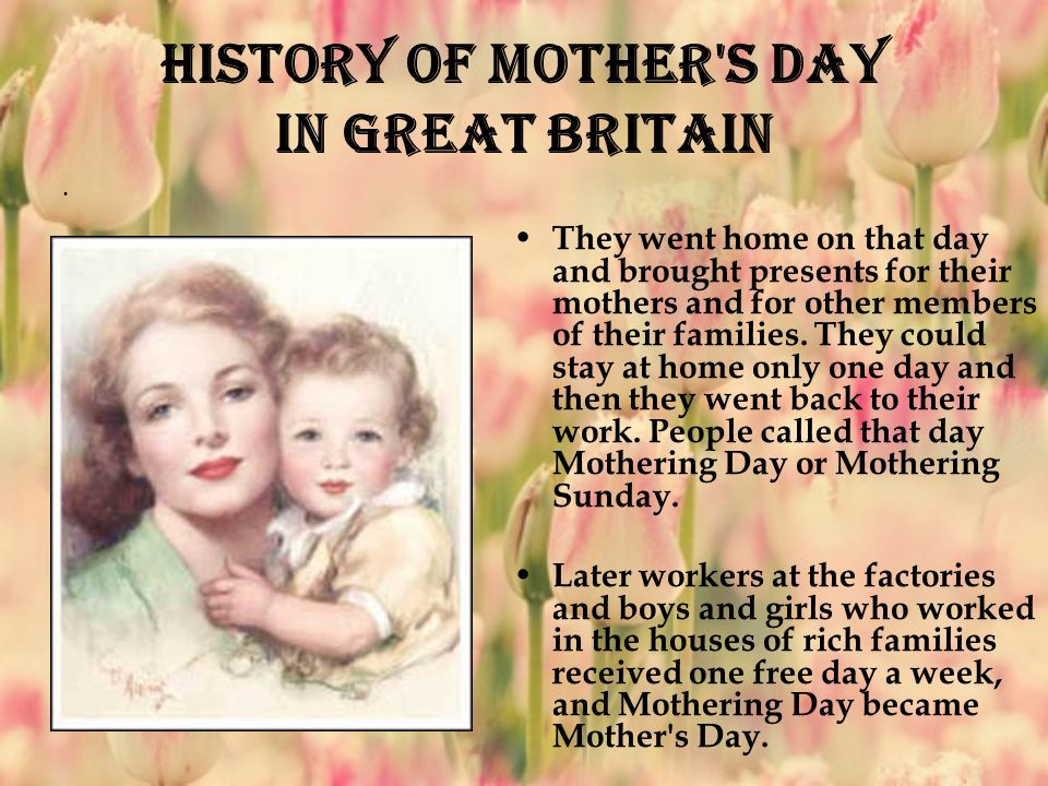 English mother. Mothers Day презентация. День матери в Великобритании. День мамы в Англии. Празднование дня матери в Великобритании.