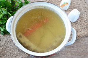 Овощной суп на мясном бульоне - фото шаг 4