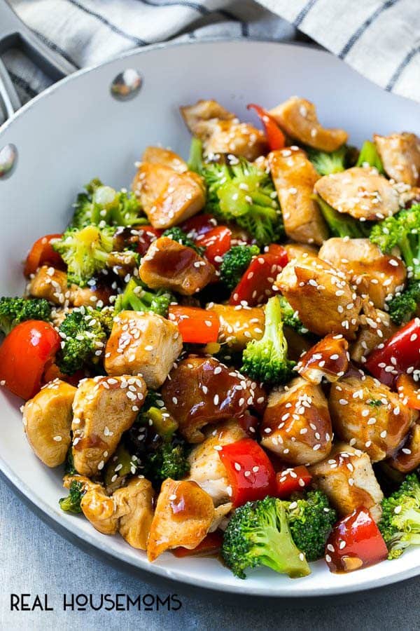 This teriyaki chicken and vegetables is an easy and healthy meal that