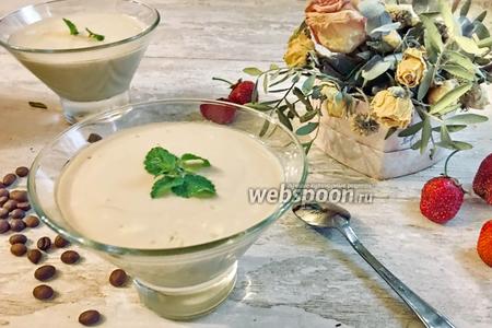 Фото рецепта Кофейный десерт с агар-агаром