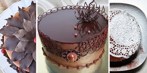 как украсить торт шоколадом