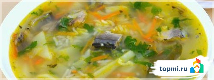 Рыбный суп из консервированной сайры