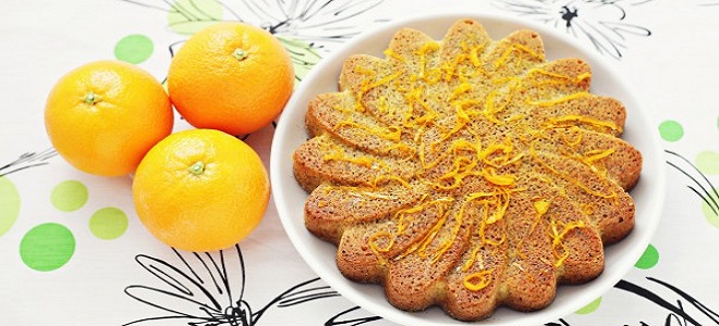 Пирог с апельсиновой цедрой