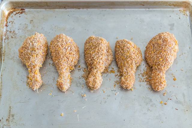 5 Oven Fried Chicken Legs