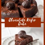 This Chocolate Kefir Cake is moist and delicious. It