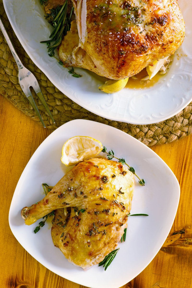 Roasted Chicken with Lemon Curd