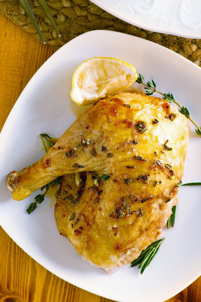 Roasted Chicken with Lemon Curd