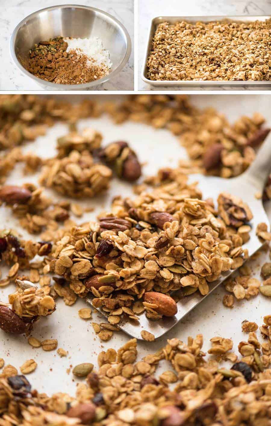 The Ultimate Guide - Build Your Own Healthy Homemade Granola, loose or CLUMPY! recipetineats.com